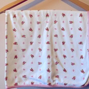 EUC Ralph Lauren baby girl blanket/swaddle